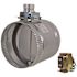 Suncourt 8 in. Motorized Adjustable Damper, Open