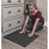 Foss Grizzly Hobnail - Charcoal - Gray Commercial 24 x 24 in. Peel and Stick Carpet Tile Square (40 sq. ft.)