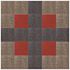DIP Design Is Personal DIP Red Commercial/Residential 19.7 in. x 19.7 Loose Lay Carpet Tile 4 (Tiles/Case) 10.7 sq. ft.
