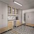 Commercial Electric 4 ft. 64W Integrated LED Gray Vapor Tight Strip Light Fixture