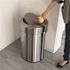 HLS COMMERCIAL 17 Gal. Stainless Steel Round Swing Top Trash Can