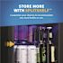 NewAir 15  Inch Premium Built-In Dual Zone Beverage Fridge