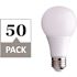Simply Conserve 60-Watt Equivalent A19 Dimmable LED Light Bulb, 4000K Cool White, 50-pack