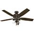 Hunter Crown Canyon II 52 in. LED Indoor Noble Bronze Ceiling Fan with Light Kit