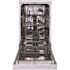 Danby 18 in. White Electronic Portable Dishwasher with 4-Cycles with 8-Place Settings Capacity