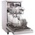 Danby 18 in. White Electronic Portable Dishwasher with 4-Cycles with 8-Place Settings Capacity