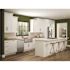 Arlington Vesper White Plywood Shaker Stock Assembled Wall Bridge Kitchen Cabinet Soft Close 24 in W x 12 in D x 12 in H