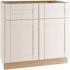 Arlington Vesper White Plywood Shaker Assembled Vanity Sink Base Kitchen Cabinet Sft Cls 33 in W x 21 in D x 34.5 in H