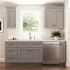 Arlington Veiled Gray Plywood Shaker Stock Assembled Drawer Base Kitchen Cabinet Sft Cls 15 in W x 21 in D x 34.5 in H