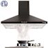 GASLAND 30 in. Wall Mount Range Hood with Aluminum Filters LED Lights Push Button Control in in Black Stainless Steel