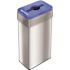 HLS COMMERCIAL 21 Gal. Stainless Steel Recycle Bin with Closing Lid and Odor Filters
