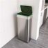 HLS COMMERCIAL 21 Gal. Stainless Steel Compost Bin with Closing Lid and Odor Filters