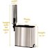 HLS COMMERCIAL 3 Gal. Step Stainless Steel Trash Can with Removable Plastic Liner and Odor Filter