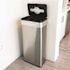 HLS COMMERCIAL 21 Gal. Stainless Steel Trash Can with Closing Lid and Odor Filters