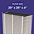 20 in. x 25 in. x 4 in. 210 MERV 11 Pleated Filter for Air Purifier Models 1210, 1620, 2210, 2216, 3210, 4200 (1-Pack)