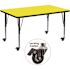 Carnegy Avenue 25.5 in. Yellow Kids Table