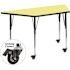 Carnegy Avenue 30.37 in. Yellow Kids Table