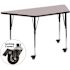 Carnegy Avenue 30.37 in. Gray Kids Table
