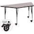 Carnegy Avenue 25.37 in. Gray Kids Table