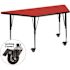 Carnegy Avenue 25.5 in. Red Kids Table