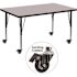 Carnegy Avenue 25.37 in. Gray Kids Table