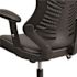 Flash Furniture Faux Leather Swivel Ergonomic Office Chair in Black