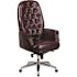 Carnegy Avenue Burgundy Leather Office/Desk Chair