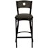 Carnegy Avenue 31 in. Black Vinyl Seat/Black Metal Frame Bar Stool