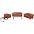 Flash Furniture 3-Piece Cognac Living Room Sets