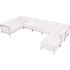 Carnegy Avenue 7-Piece Melrose White Living Room Sets