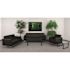 Carnegy Avenue 3-Piece Black Living Room Sets