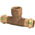 Viega ProPress 3/4 in. Press x 3/4 in. Press x 3/4 in. FPT Zero-Lead Bronze Tee