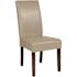 Carnegy Avenue Beige Leather Faux Leather Dining Chair