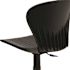 Carnegy Avenue Plastic Adjustable Height Task Chair in Black