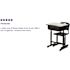 Gray/Black Adjustable Height Student Desk and Chair Set for Classrooms, Adjustable School Desk with Chair and Book Box