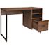 Carnegy Avenue 45 in. Rectangular Rustic 1 Drawer Computer Desks with File Storage