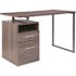 Carnegy Avenue 47 in. Rectangular Light Ash 2 Drawer Computer Desks with File Storage