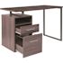 Carnegy Avenue 47 in. Rectangular Light Ash 2 Drawer Computer Desks with File Storage