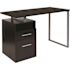 Carnegy Avenue 47 in. Rectangular Dark Ash 2 Drawer Computer Desk with File Storage