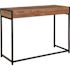 Carnegy Avenue 39.5 in. Rectangular Rustic 2 Drawer Writing Desks with Built-In Storage