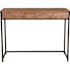 Carnegy Avenue 39.5 in. Rectangular Rustic 2 Drawer Writing Desks with Built-In Storage