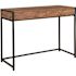 Carnegy Avenue 39.5 in. Rectangular Rustic 2 Drawer Writing Desks with Built-In Storage