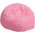 Carnegy Avenue Light Pink Fabric Bean Bag Chair
