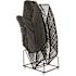 Carnegy Avenue Plastic Stackable Side Chair in Black