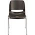 Carnegy Avenue Black Plastic/Chrome Frame Side Chair