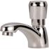 Zurn AquaSpec Single-Hole Metering Faucet, Deck Mount, 0.5 GPM Vandal-Resistant Pressure-Compensating Spray, Push-Button