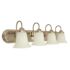 4-Light Brushed Nickel LED Vanity Fixture