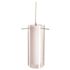 1-Light LED Pendant White/Clear Glass Brushed Nickel