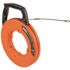 Klein Tools Multi-Groove Fiberglass 100 ft. Fish Tape with Spiral Steel Leader