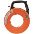 Klein Tools Multi-Groove Fiberglass 100 ft. Fish Tape with Nylon Tip